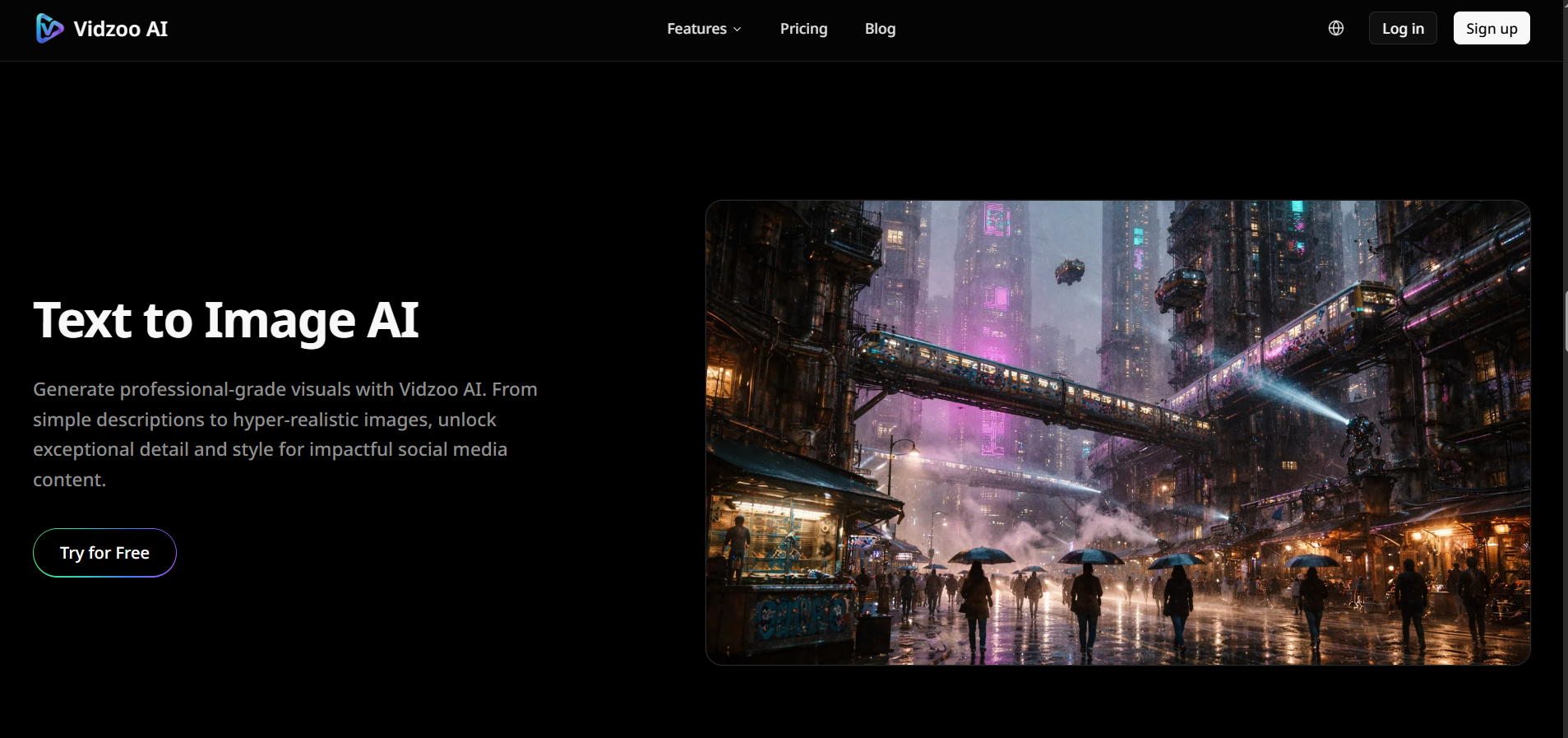 Vidzoo AI - Screenshot 4 showing product features and functionality
