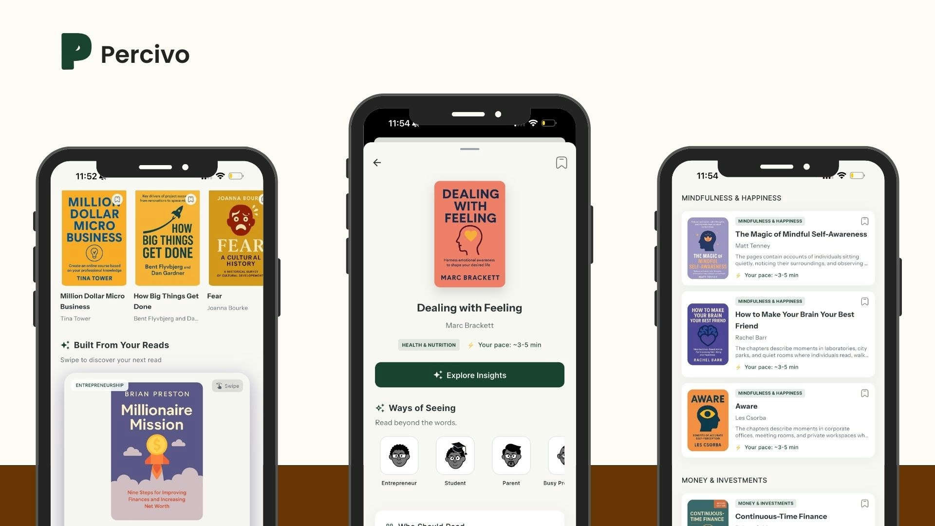 Percivo - Screenshot 2 showing product features and functionality