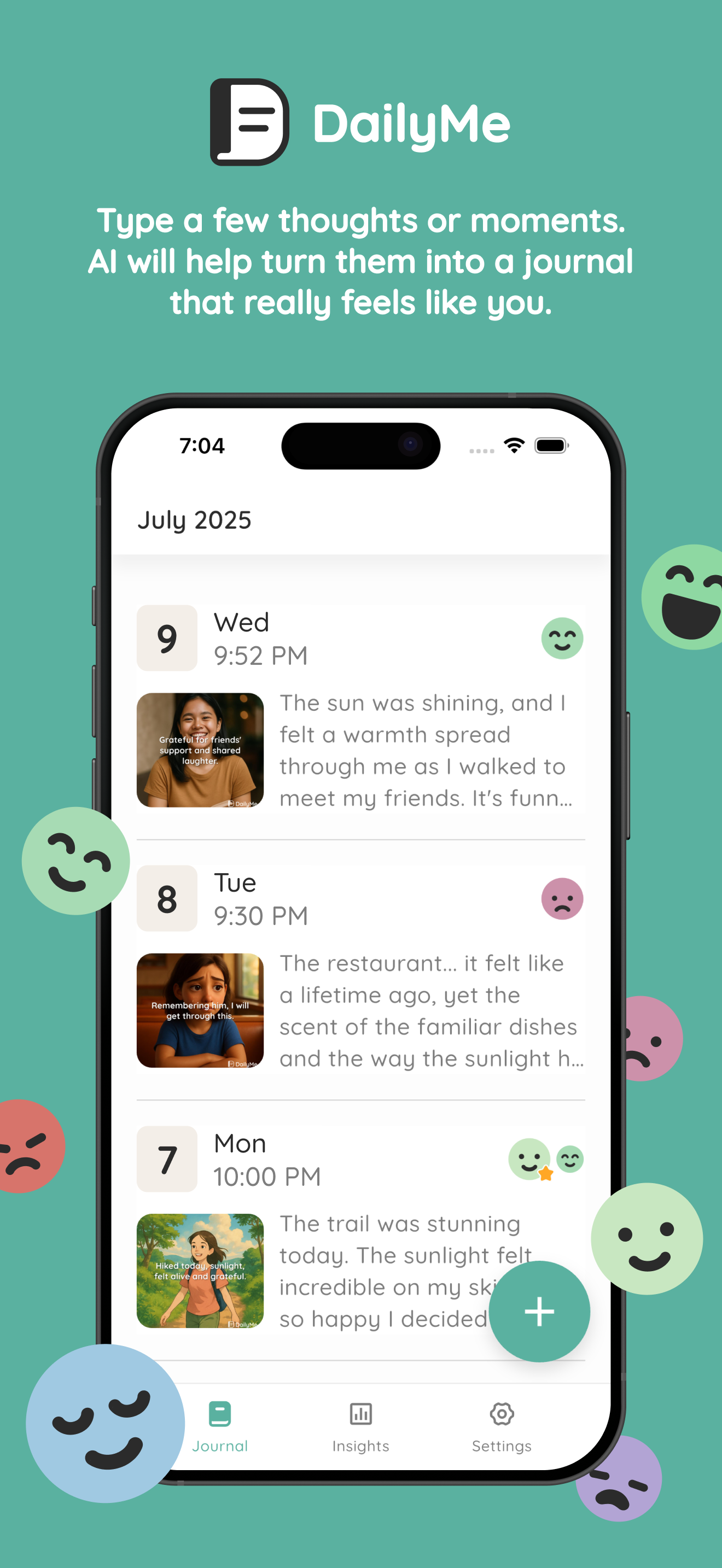 DailyMe Journal App gallery image