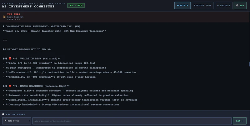 AI Investment Committee screenshot 3