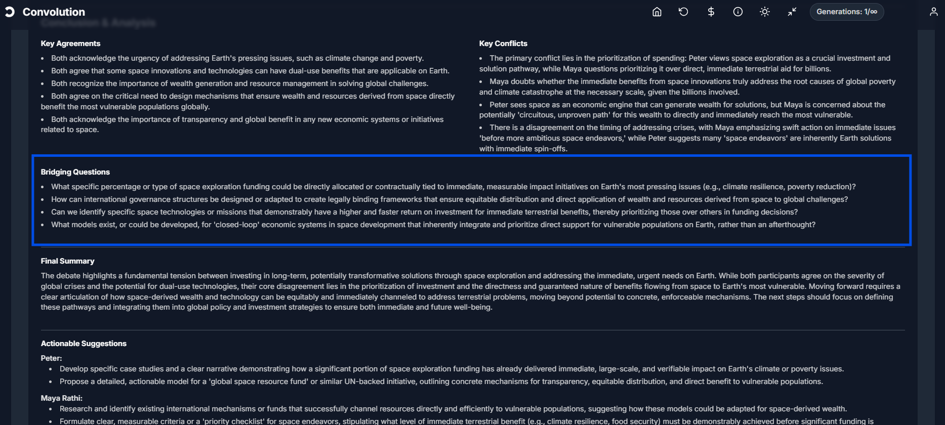 Convolution - Your AI boardroom: Debate, discover, decide media 9