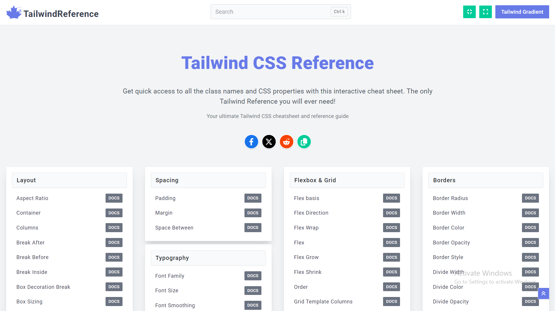 Rückenwind -CSS -Cheatsheet & Referenz media 2