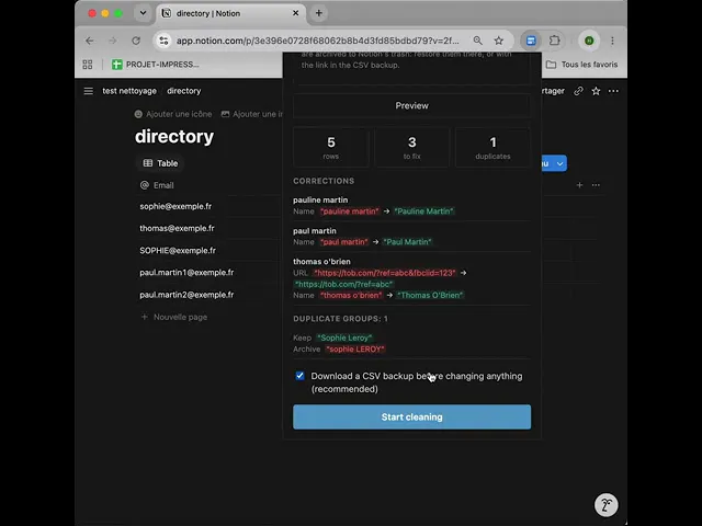 Data Cleaner for Notion gallery image