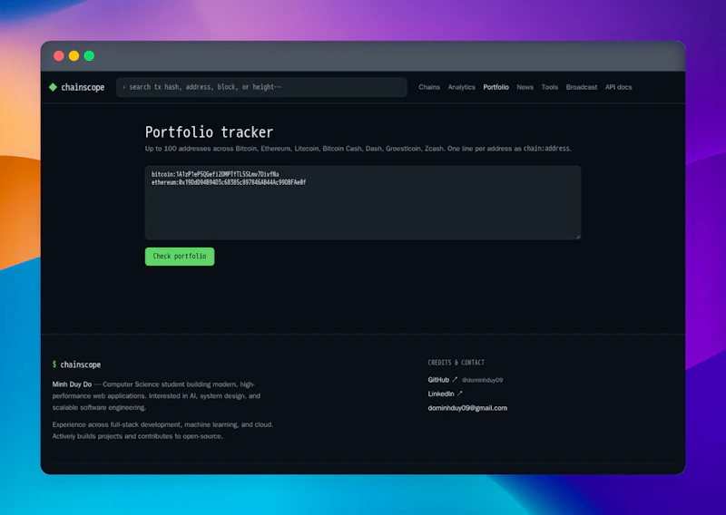 ChainScope screenshot 6