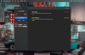 Node Module Cleaner Tool gallery image