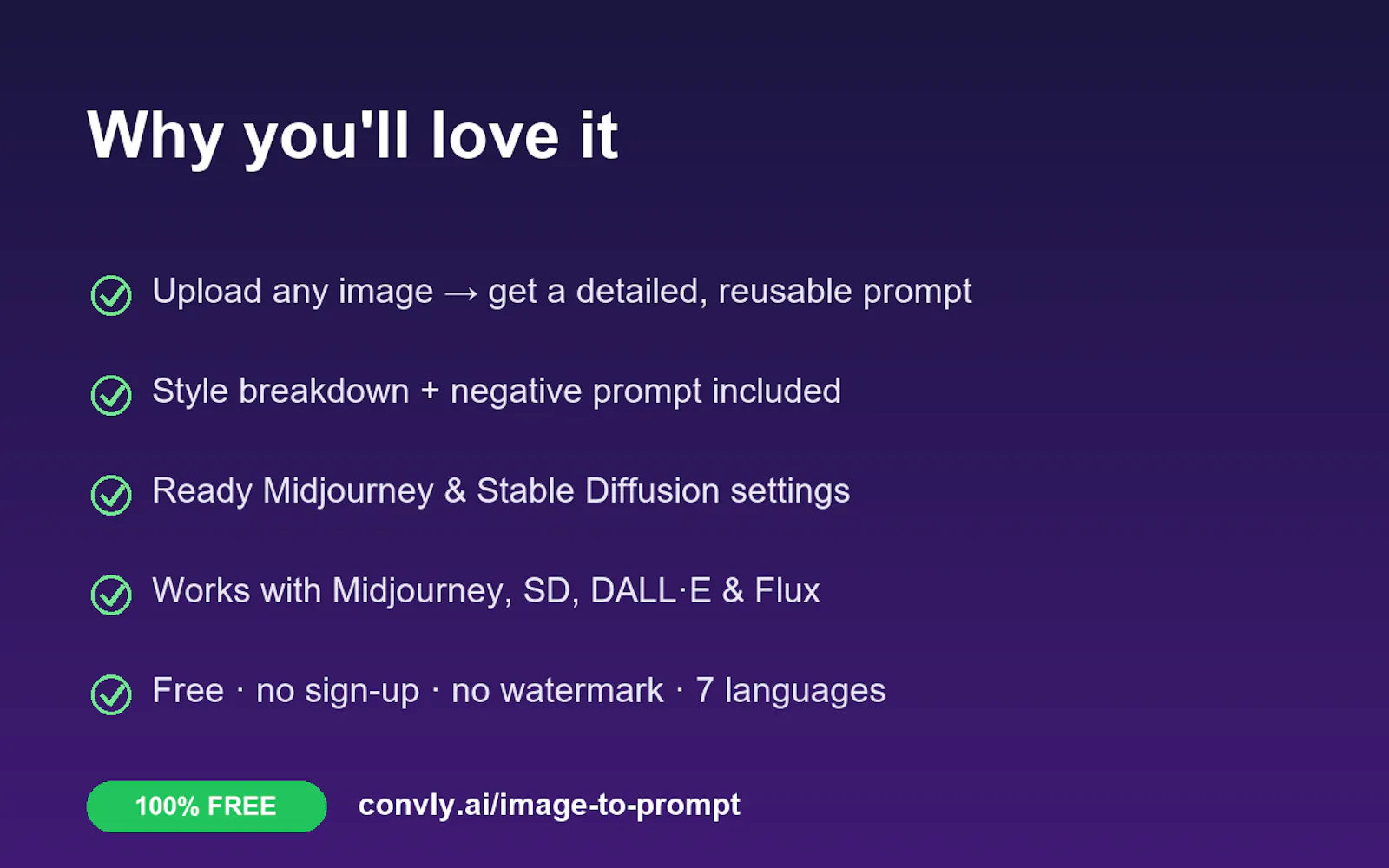 Convly Image-to-Prompt screenshot 1