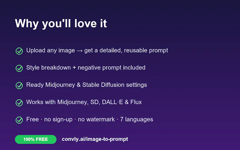 Convly Image-to-Prompt screenshot 1