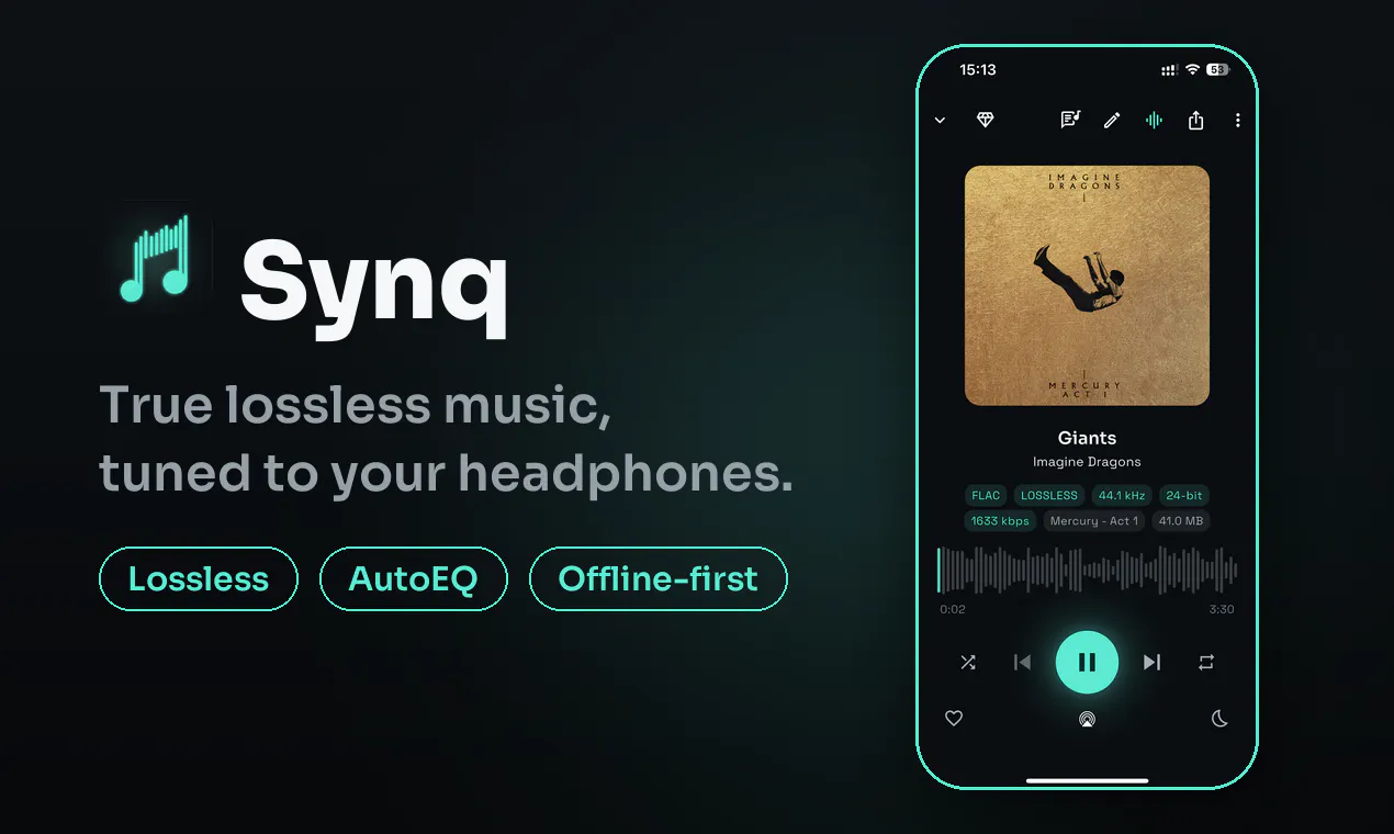 Synq - Hires Offline Music gallery image