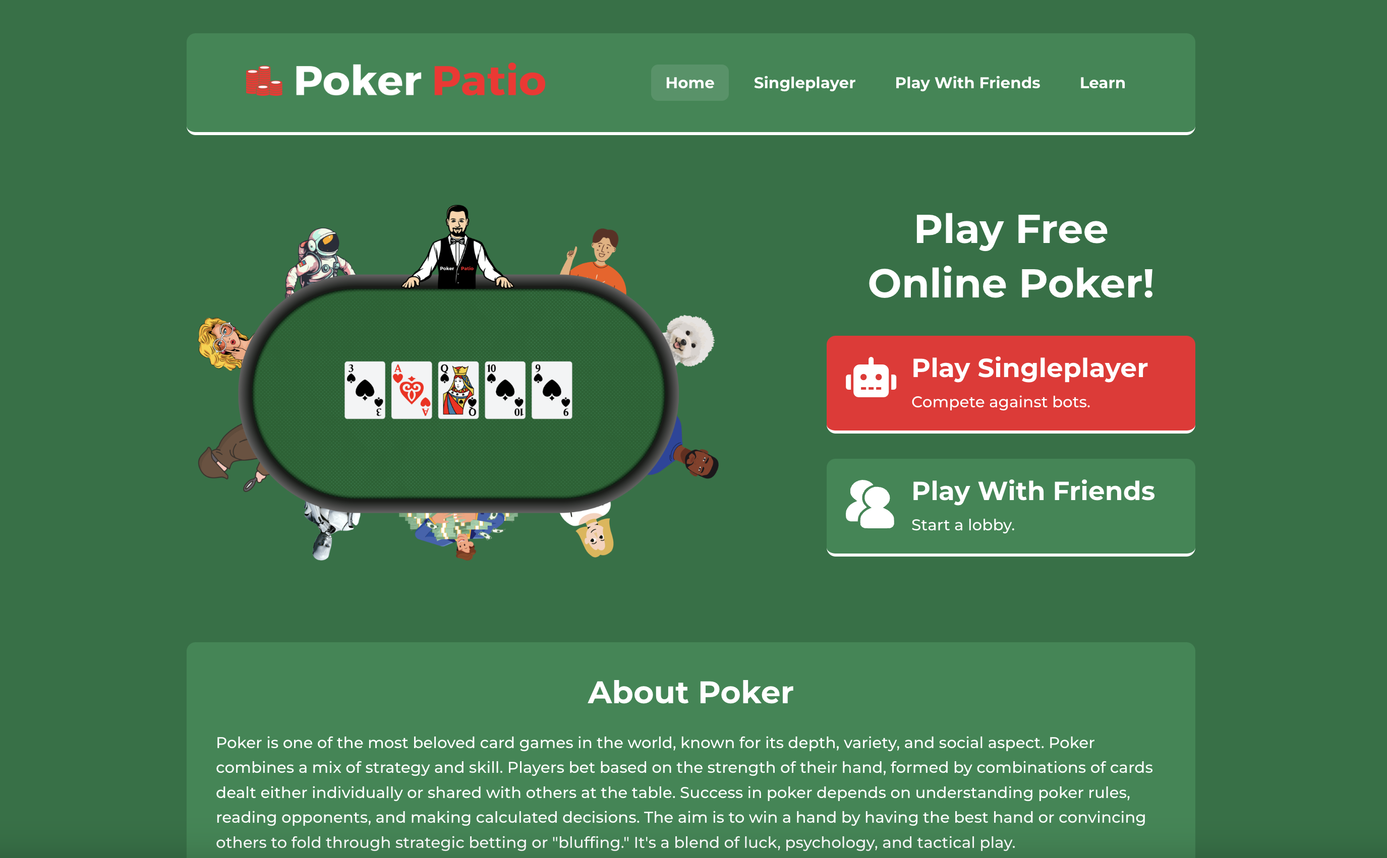 Poker -Terrasse Medien 1