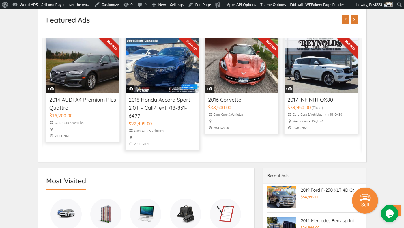 Marketplace Website gallery image