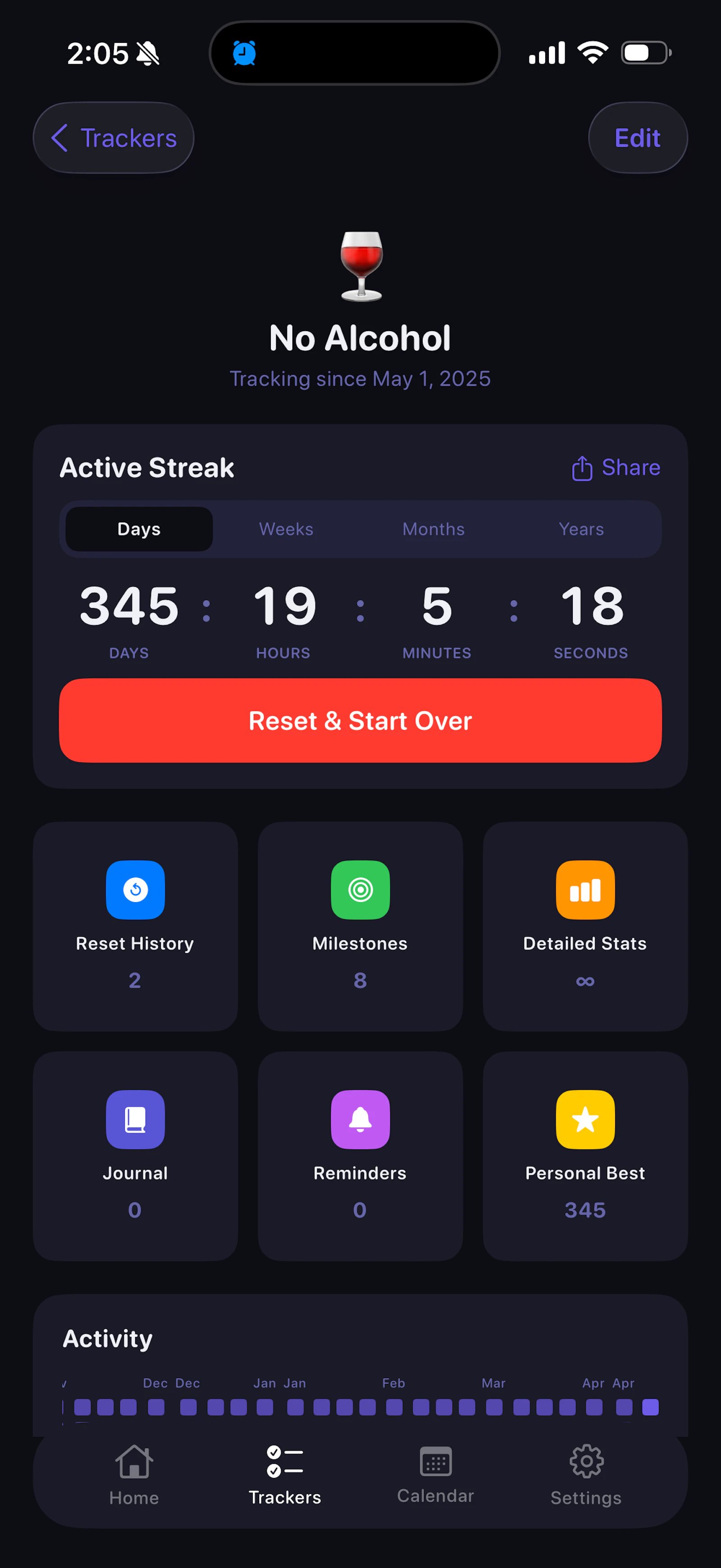 Resetlio , Track What Matters screenshot 2