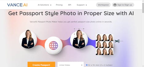 VanceAI Passport Photo Maker gallery image
