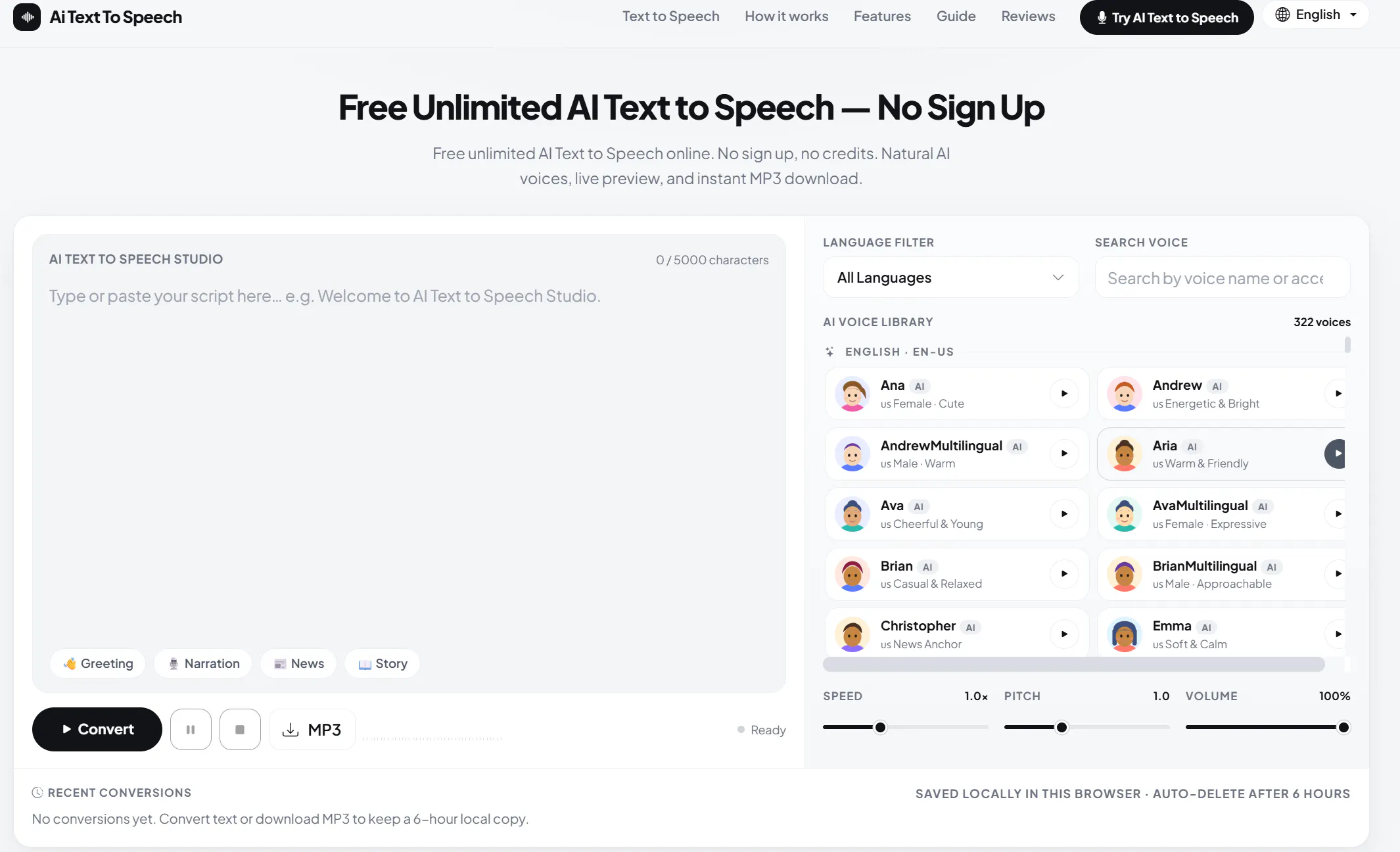 Ai Text To Speech gallery image