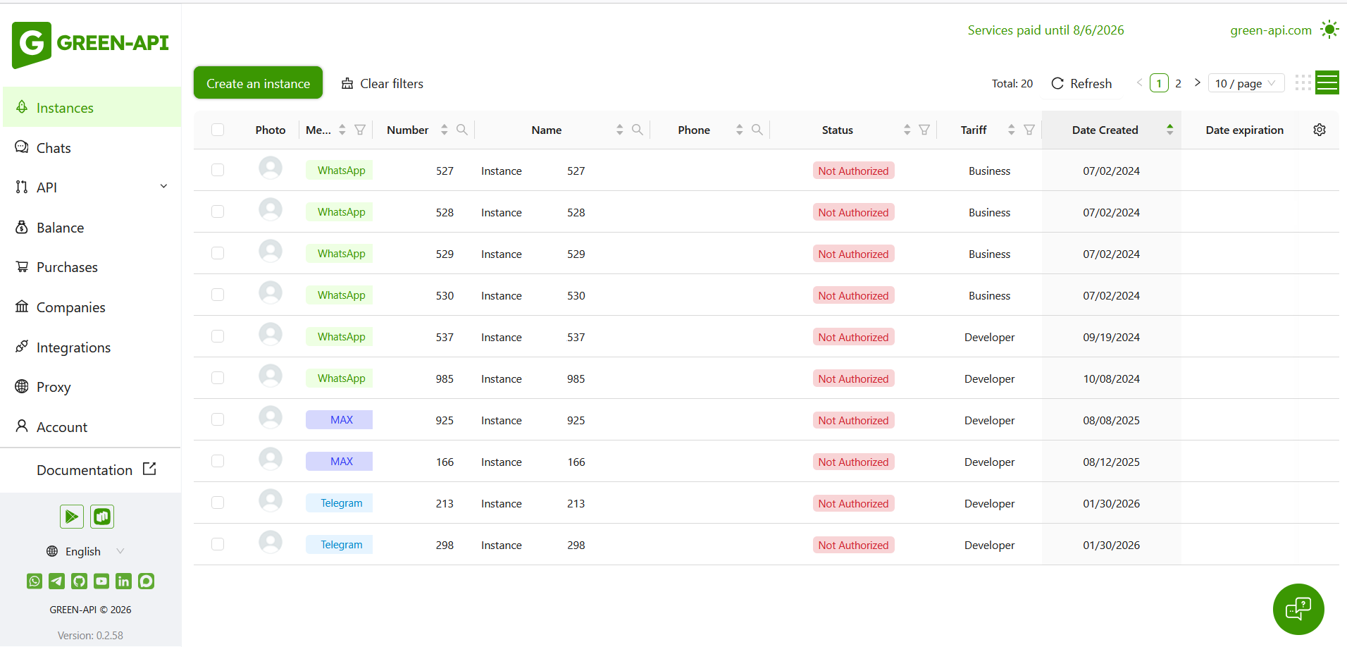GREEN-API Service gallery image