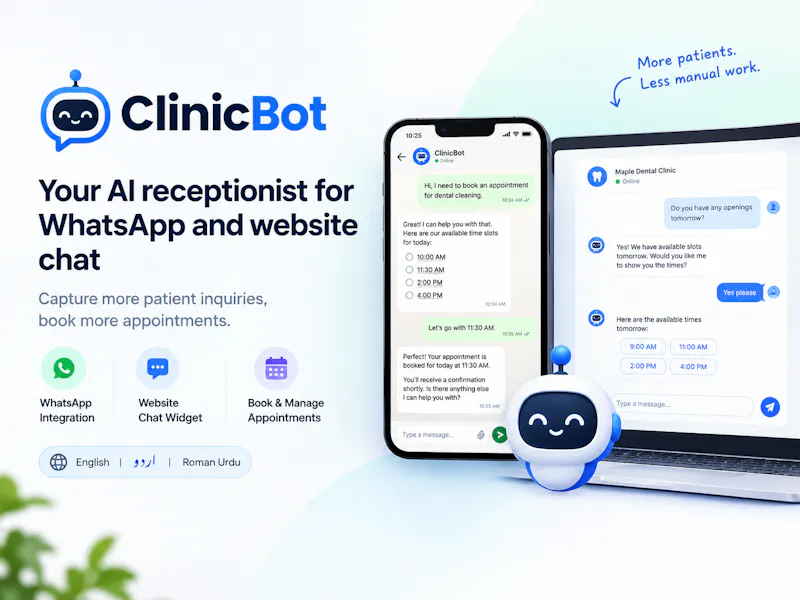 ClinicBot screenshot 1