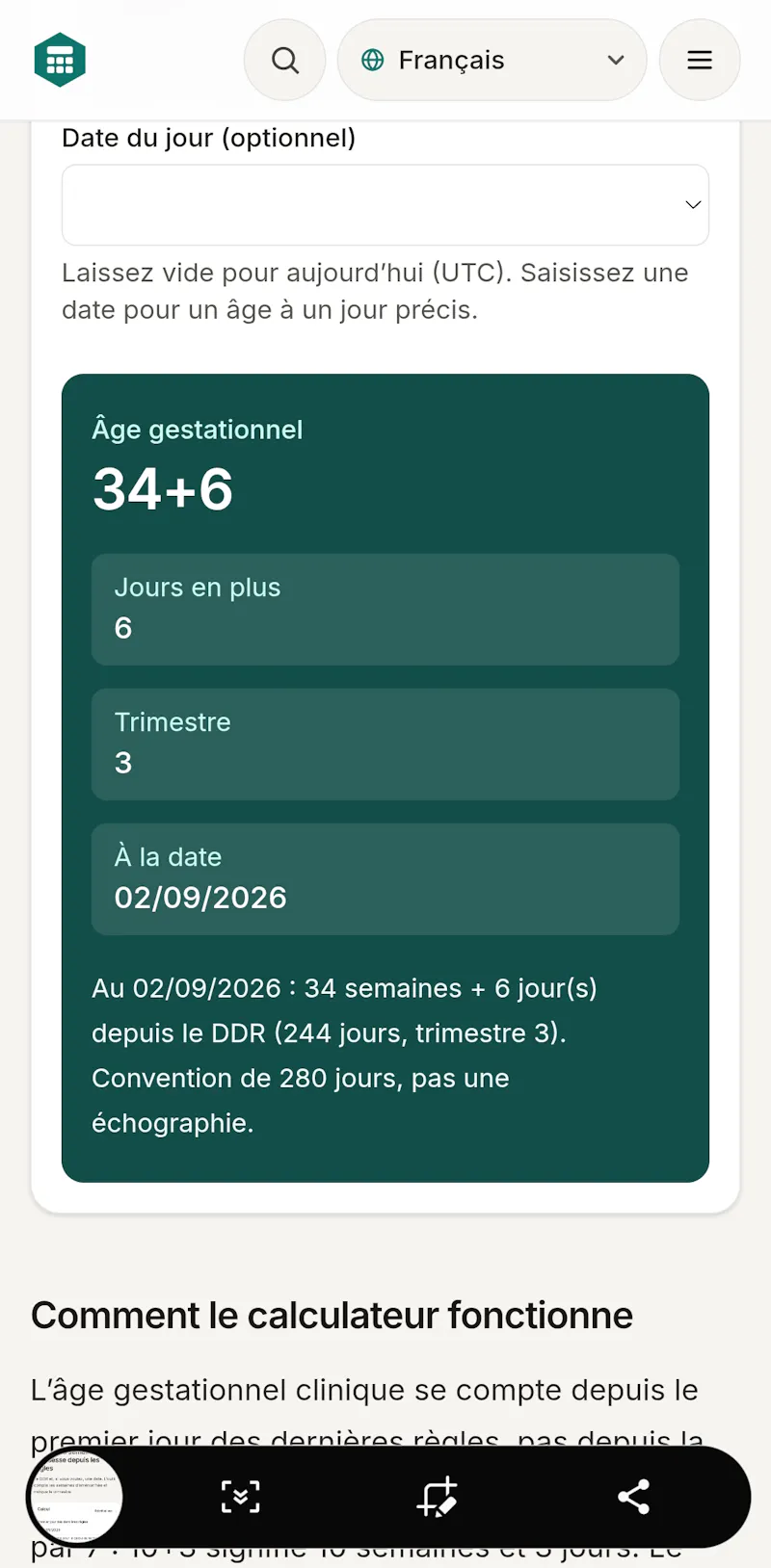 HexaCalc screenshot 1