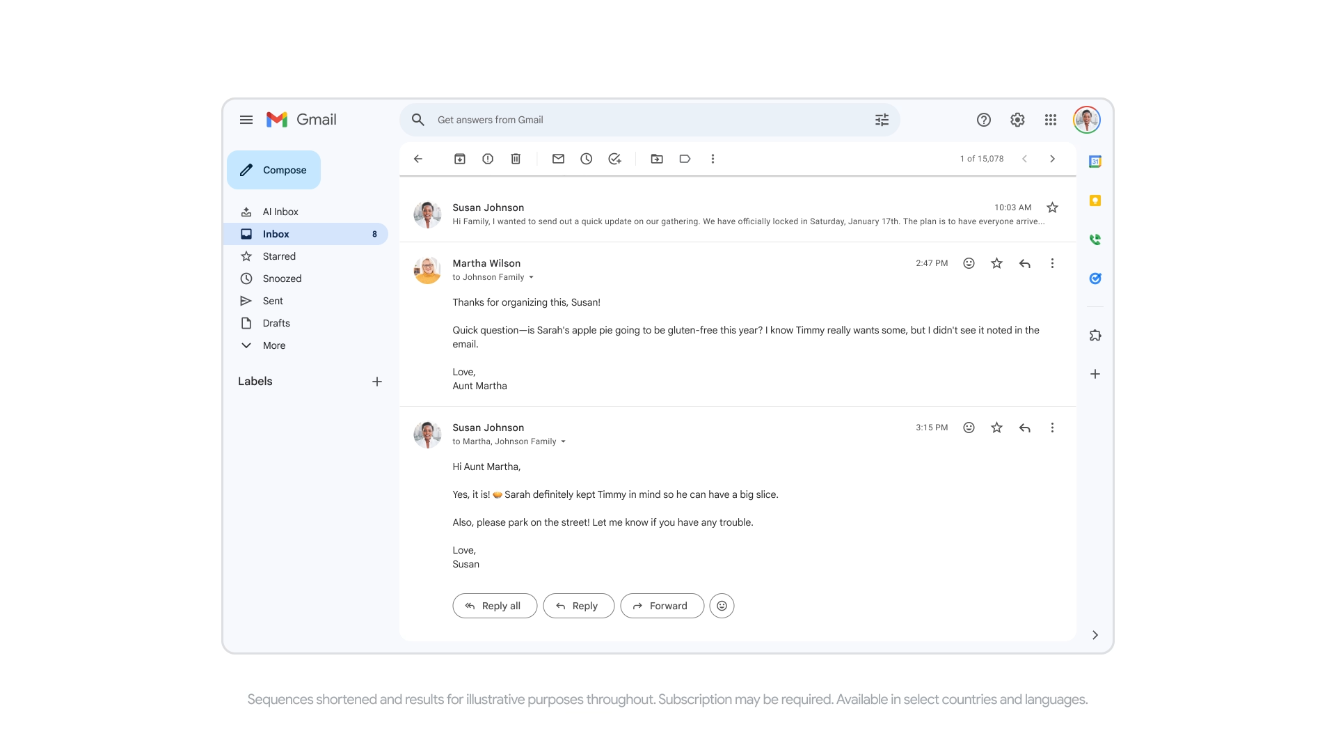 Gmail in the Gemini Era gallery image