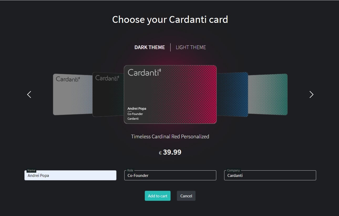 Cardanti Smart Business Card gallery image