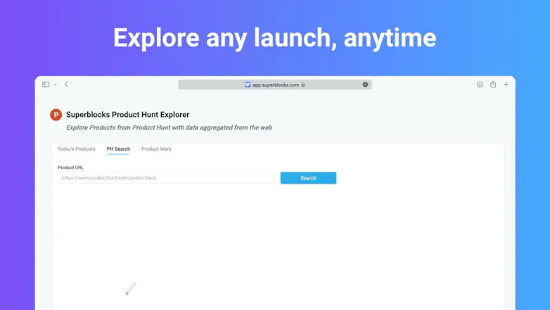 Product Hunt Explorer gallery image