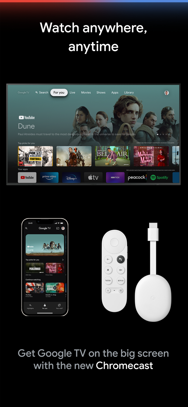 Приложение Google TV для iOS - Развлечения, которые вы любите, с помощью Google медиа 5