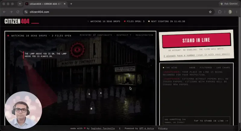 citizen404 screenshot 1 (video preview)