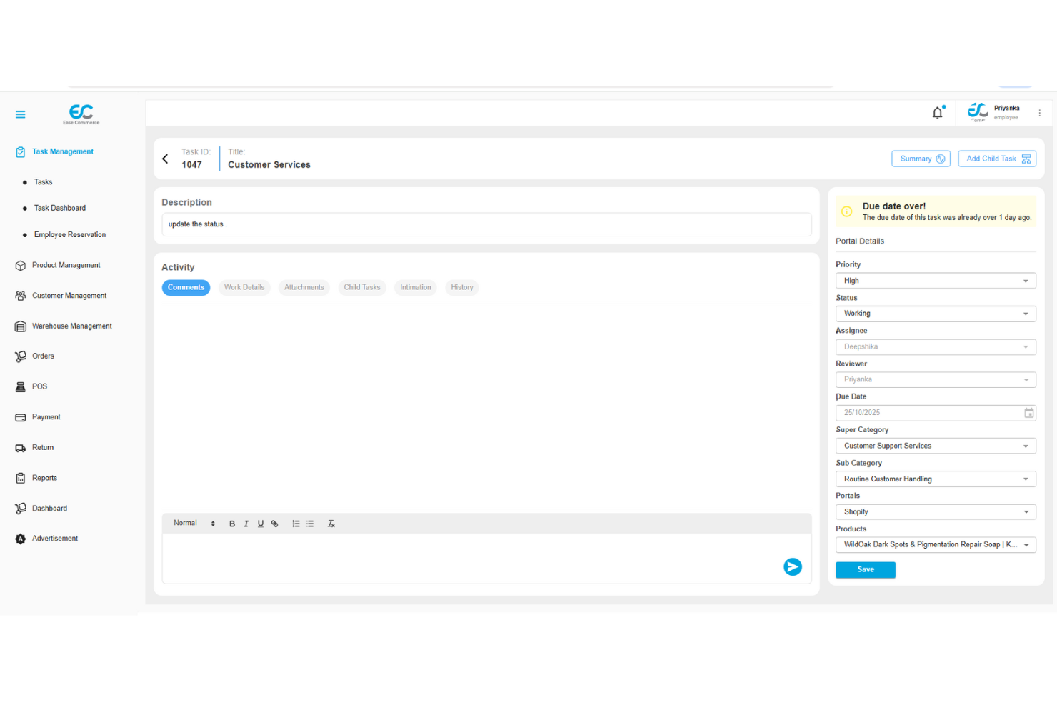 Ease Commerce - Screenshot 2 preview