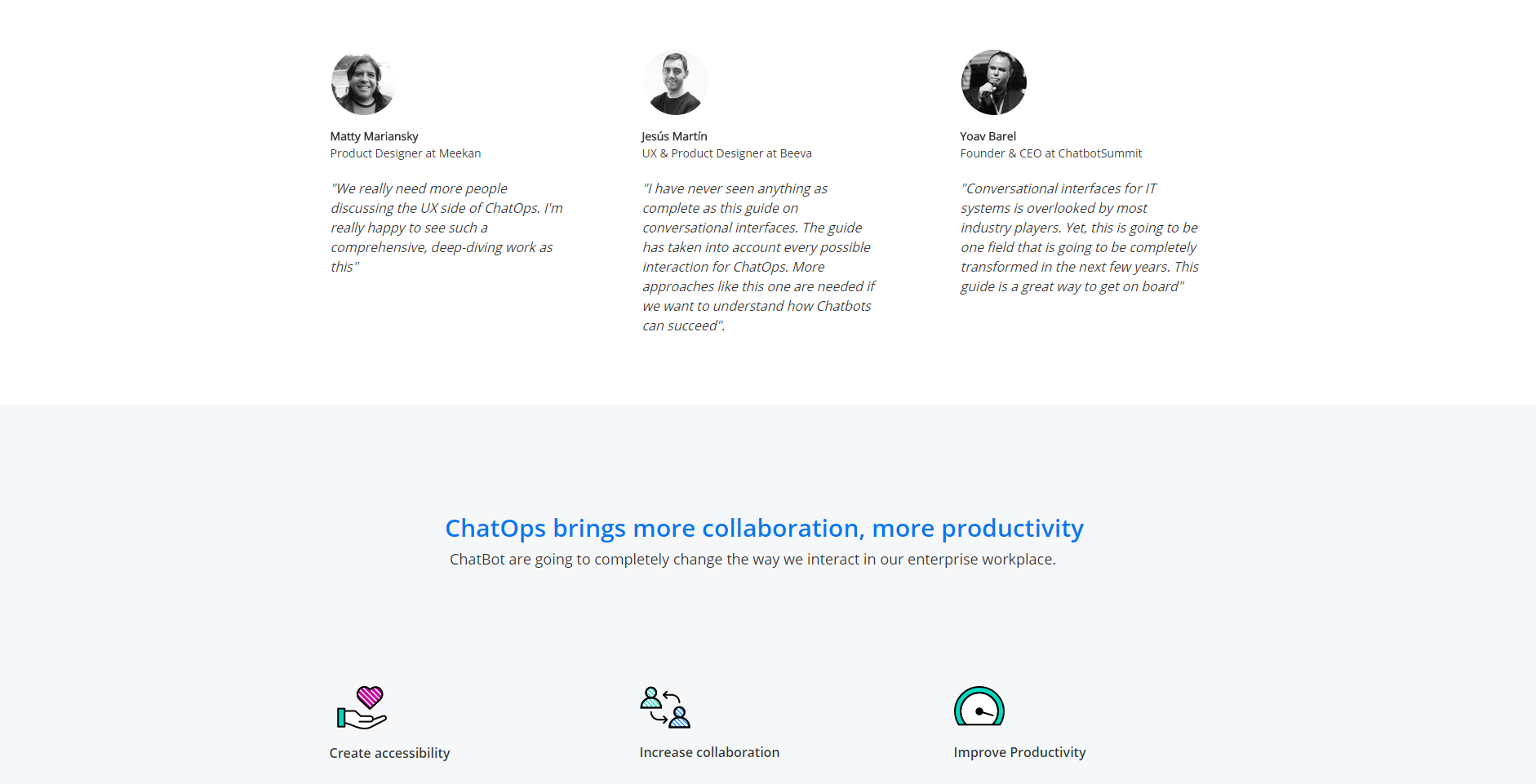 ChatOps UX guidelines gallery image