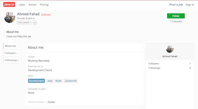 Java.io : Remote Jobs & Social Platform gallery image