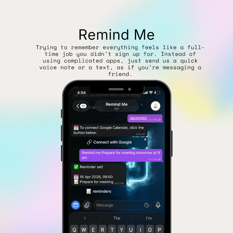 Remind Me Bot screenshot 3