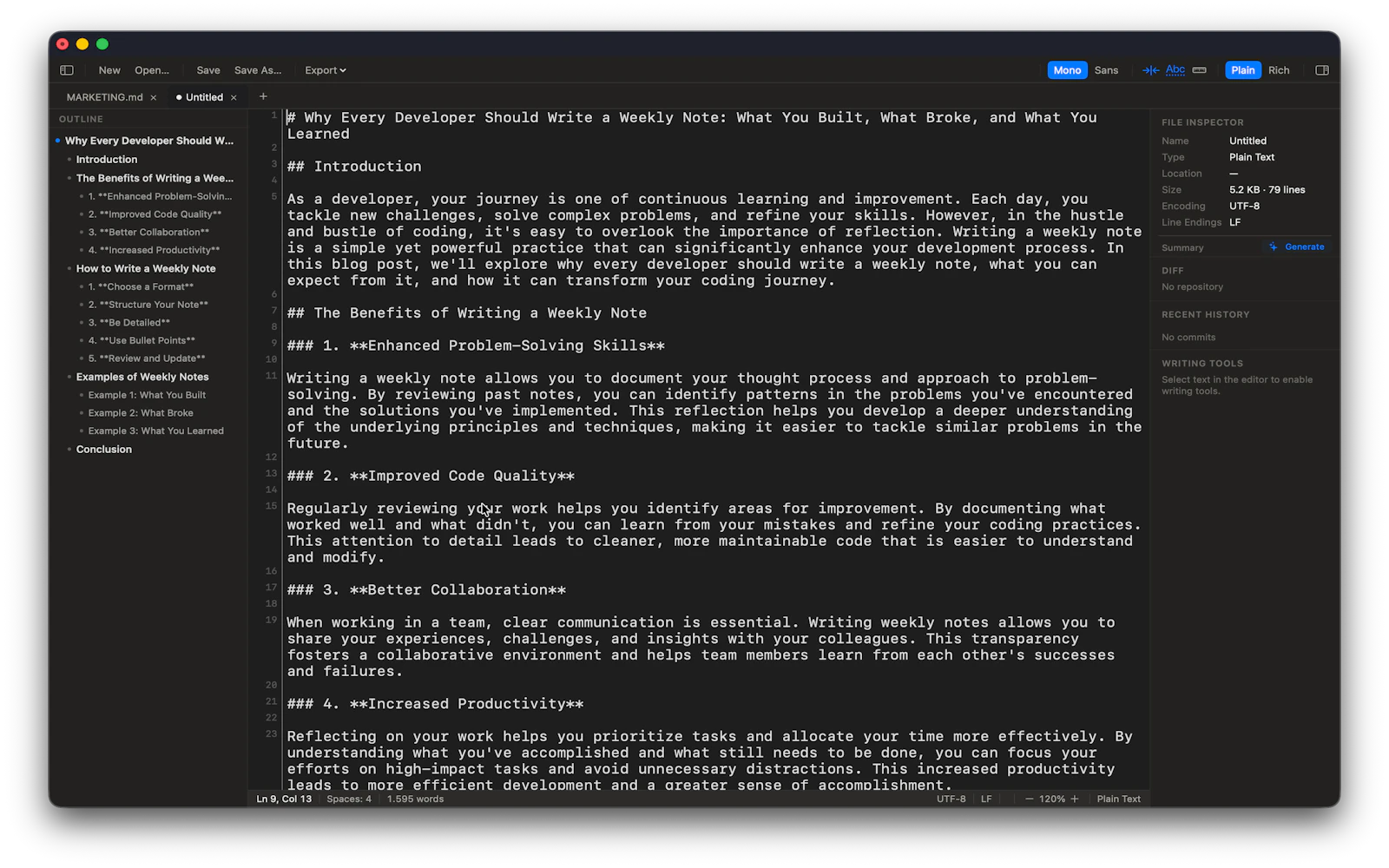 Paperforge screenshot 3