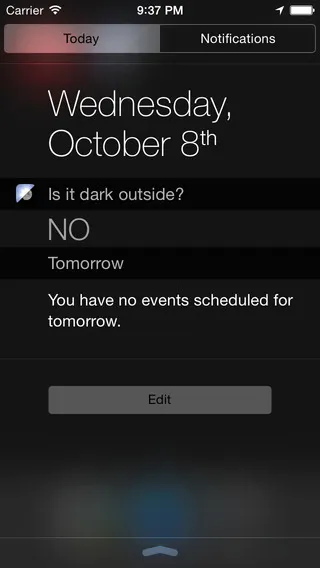 Is it dark outside?