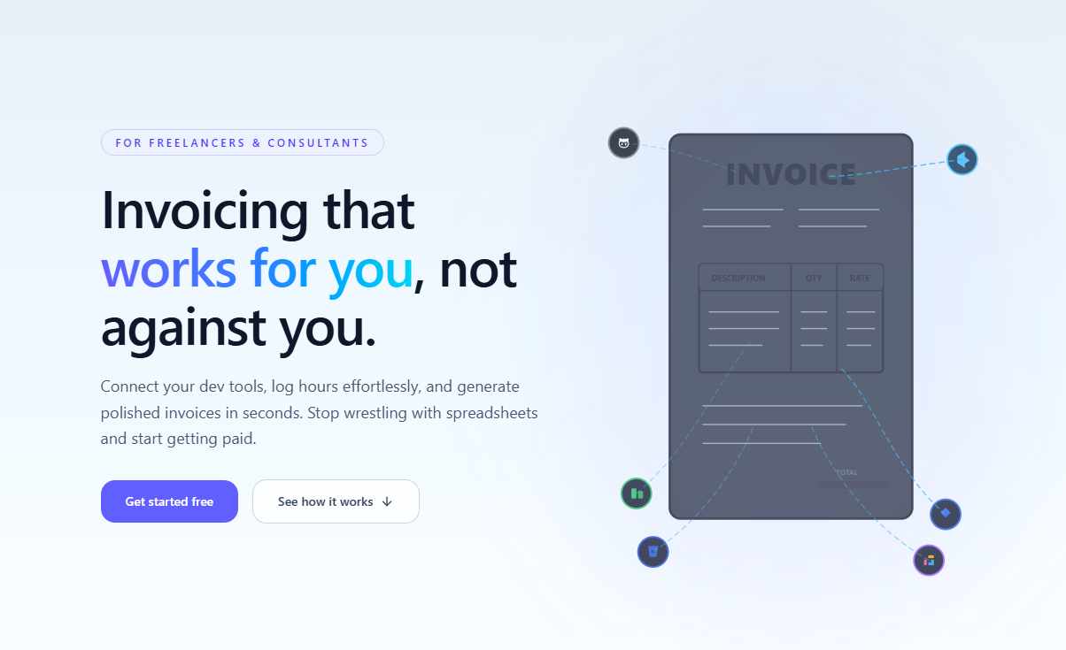 Invoisum - Main product screenshot demonstrating key features and user interface
