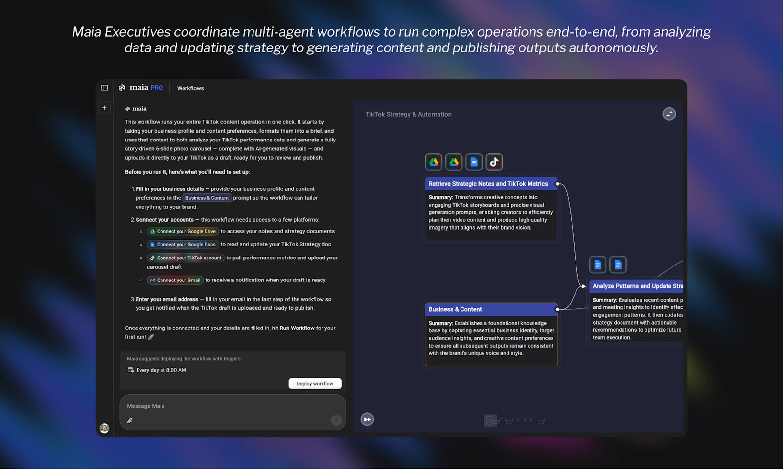 Maia Executives screenshot 2