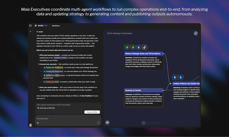 Maia Executives screenshot 2