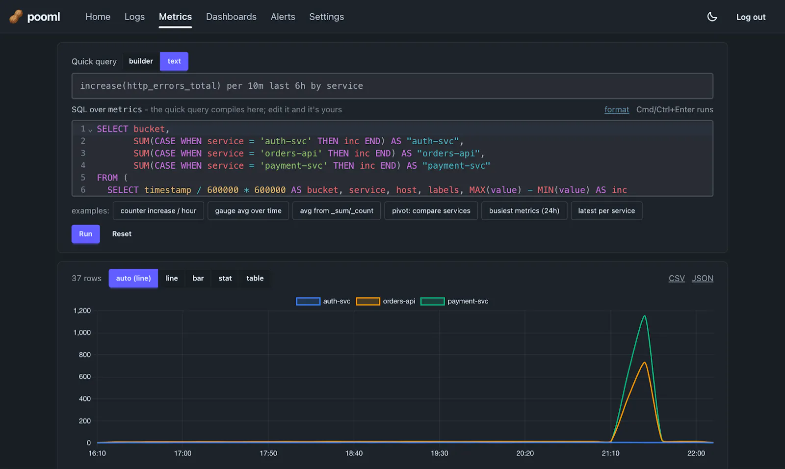 pooml (Poor Man's Logger) screenshot 4