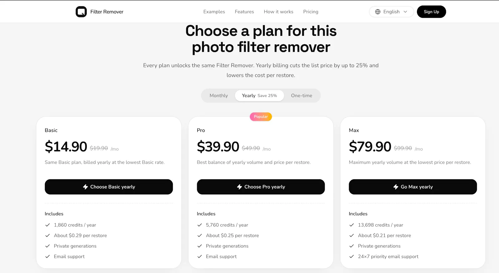 Filter Remover screenshot 2