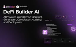 DefiBuilder -AI Powered Web3 Development media 1