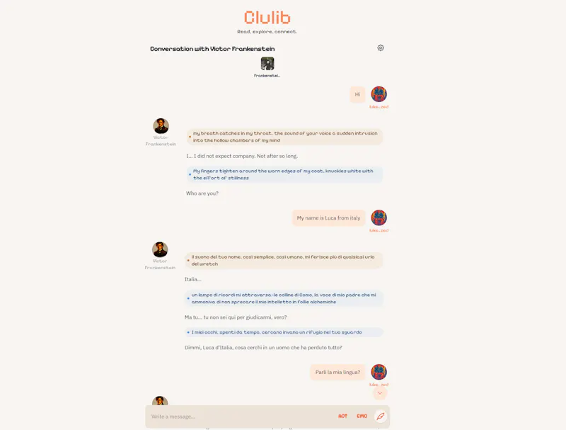 Clulib screenshot 6