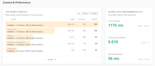 ViaMetric gallery image