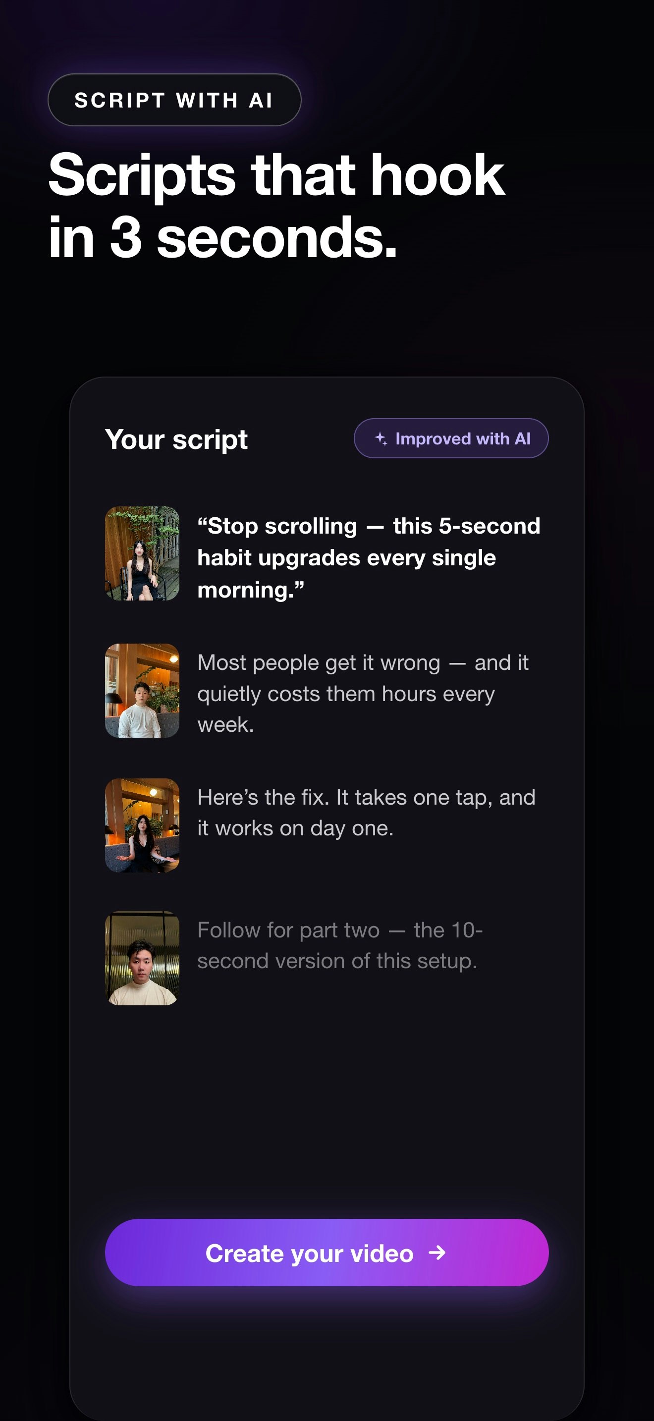 SpokeslyAI Shorts: AI Videos gallery image