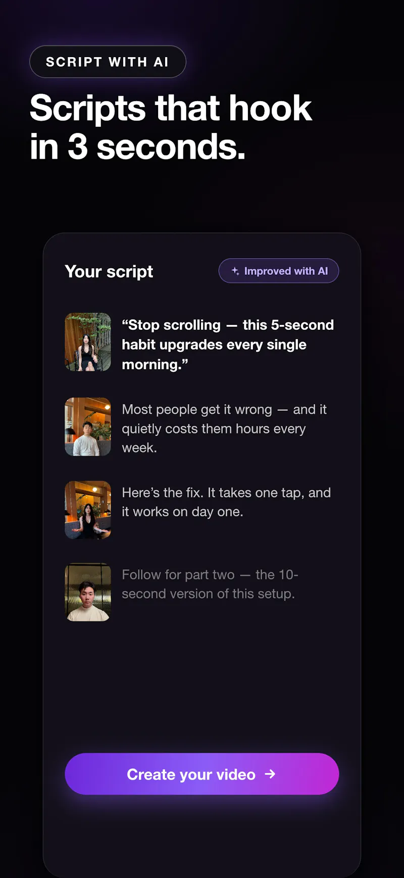 SpokeslyAI Shorts: AI Videos screenshot 8