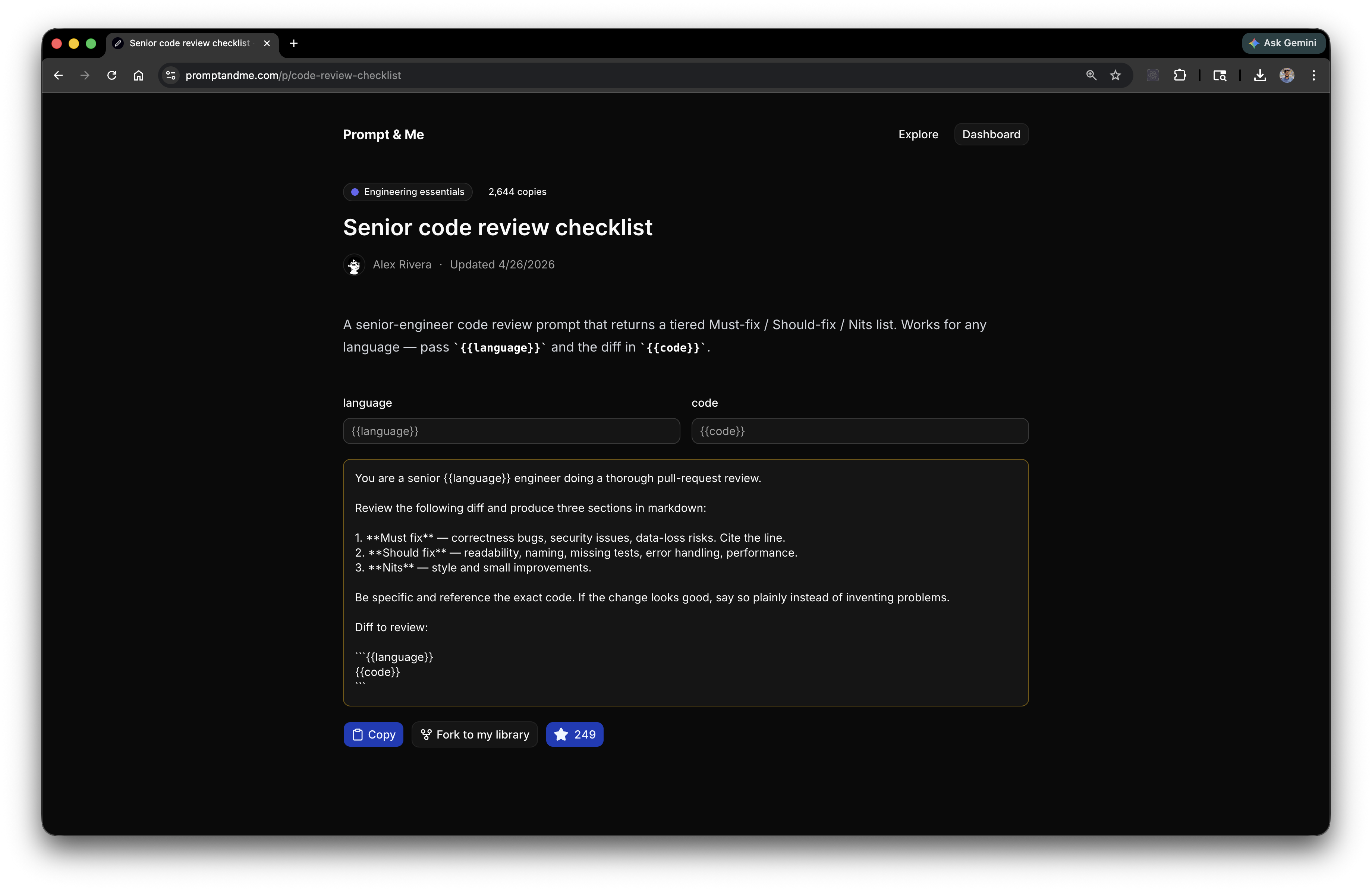 Prompt & Me gallery image