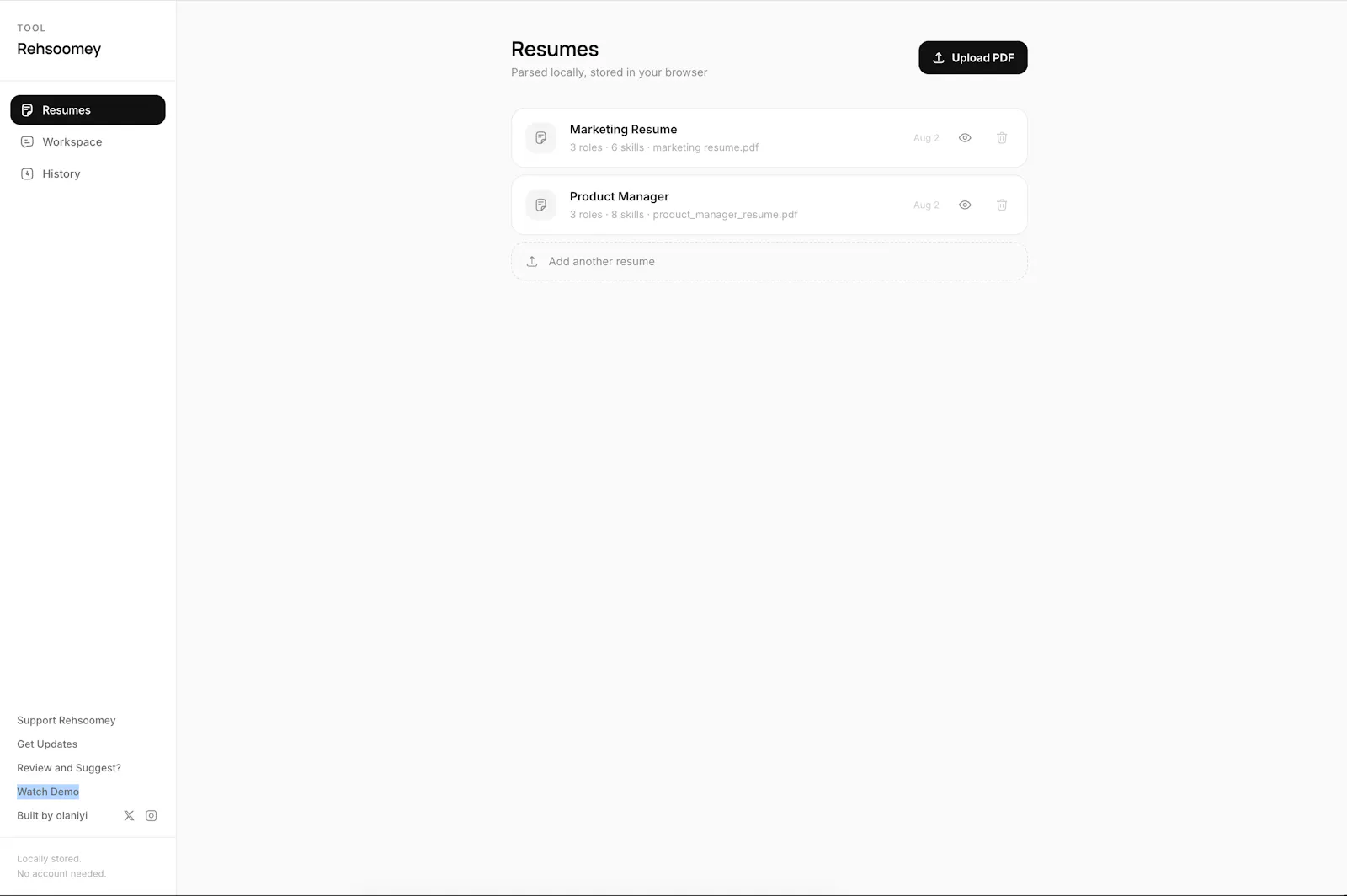 Rehsoomey screenshot 1