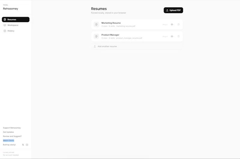 Rehsoomey screenshot 1