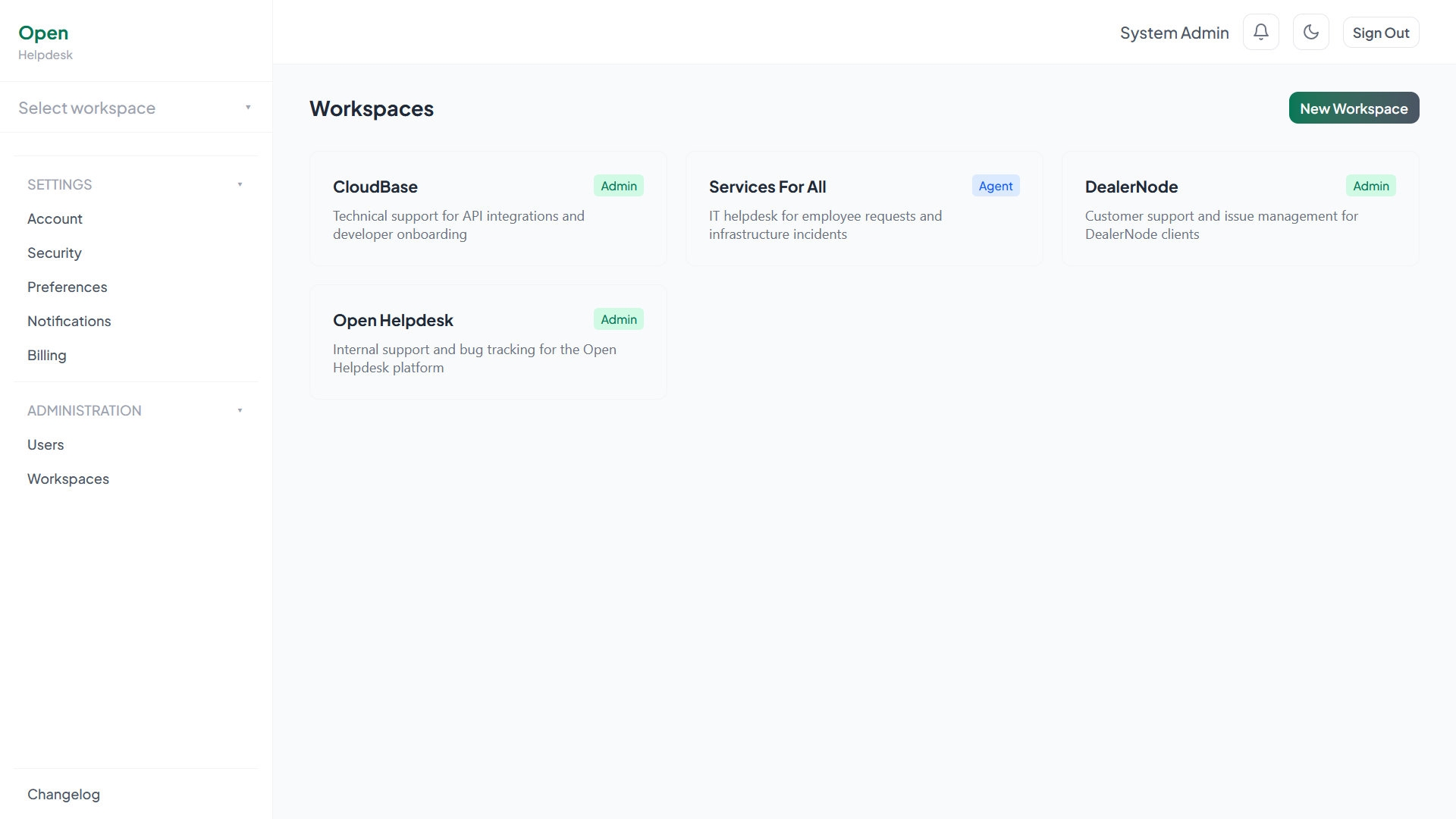 Open Helpdesk gallery image