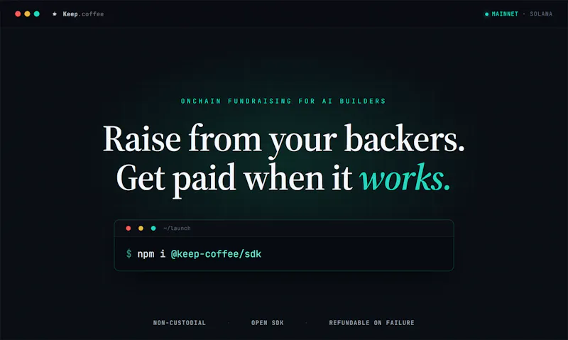 Keep.coffee screenshot 1