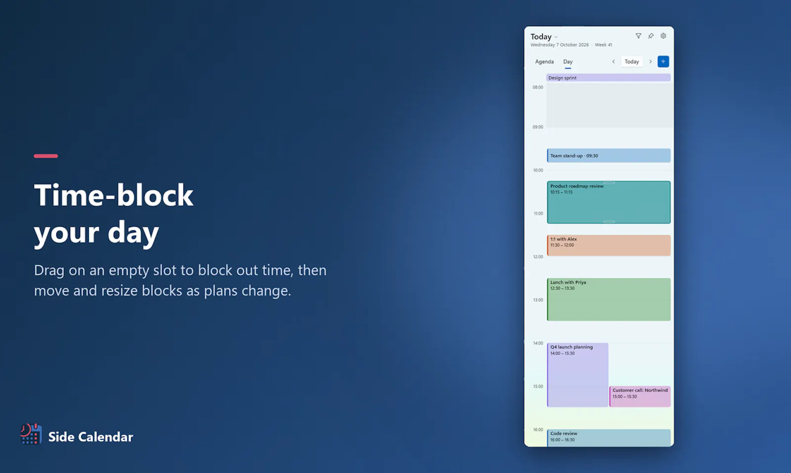 Side Calendar for Windows screenshot 4