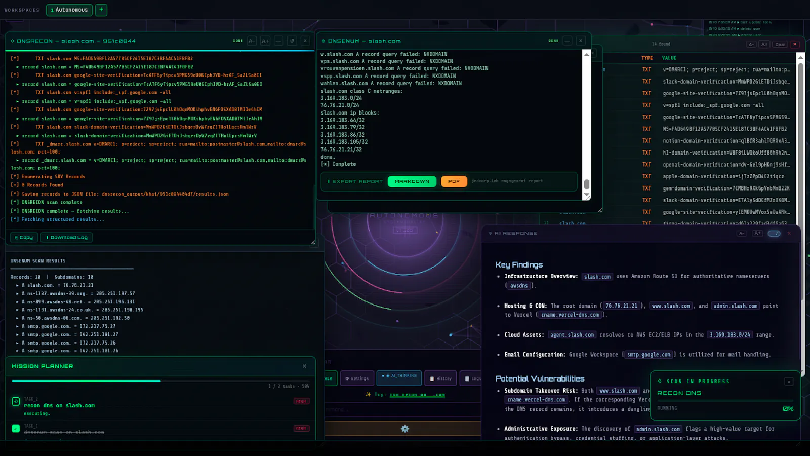 JED screenshot 2