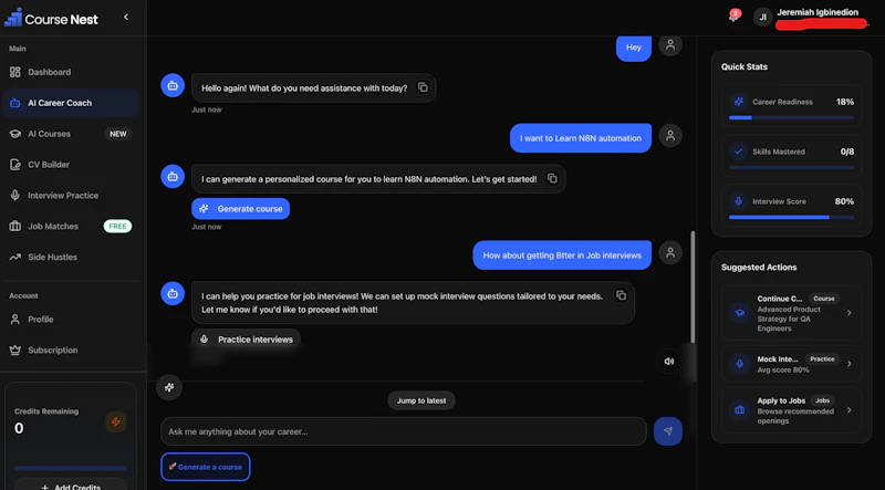 CourseNest screenshot 2