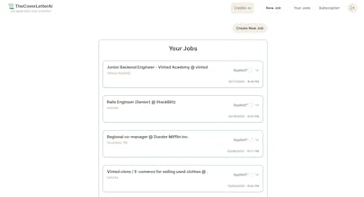 The Cover Letter AI gallery image